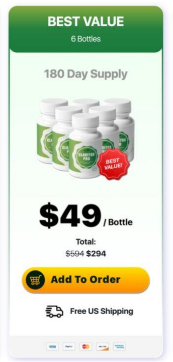 Claritox Pro - 6 bottles